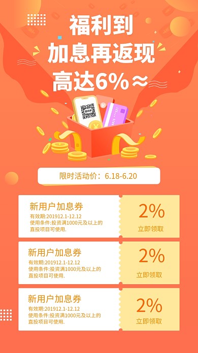 理财金融手机海报