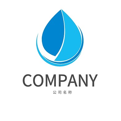 时尚简洁水滴标志