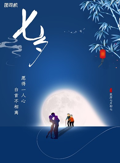 2020七夕情人节海报