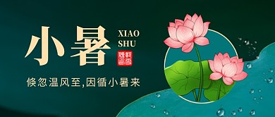 二十四节气小暑新媒体配图