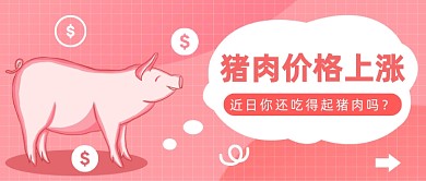 猪肉价格上涨公众号首图
