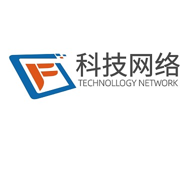 科技网络标志字母F