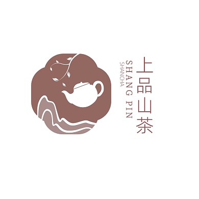 中式山茶标志LOGO