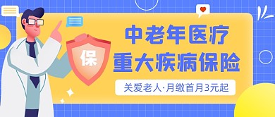中老年医疗公众号首图