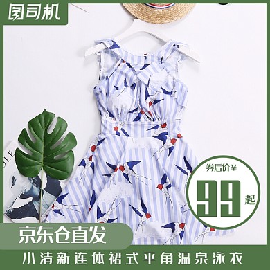 日式清新时尚泳衣女主图