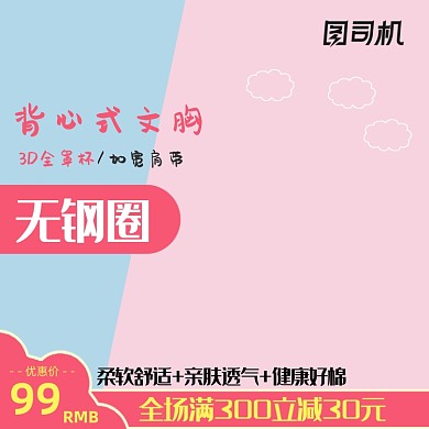 女装内衣文胸主图