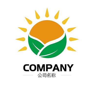 太阳标志风景LOGO