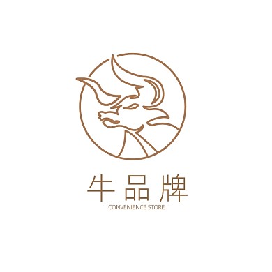 大气商务牛标志LOGO