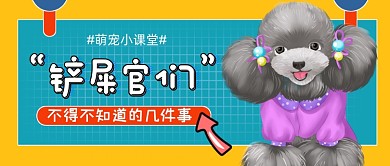 简约卡通萌宠小课堂公众号首图