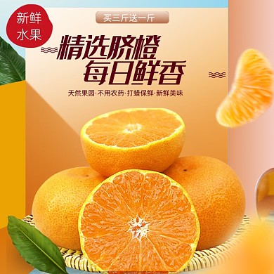 水果橘子橙子脐橙主图