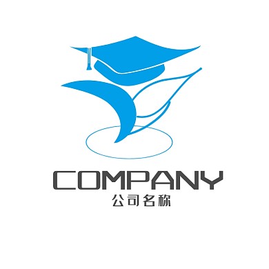 博士学校教育培训标志