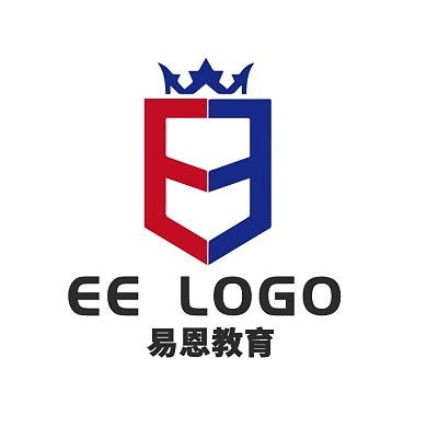 教育字母盾牌标志LOGO