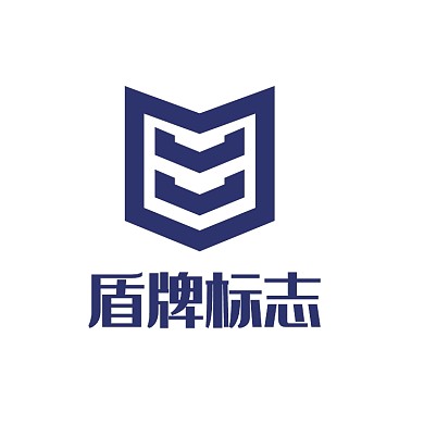 门锁安全盾牌标志LOGO