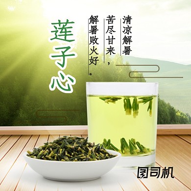 夏日食品绿茶茶叶主图