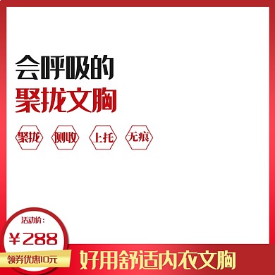 女装内衣文胸主图