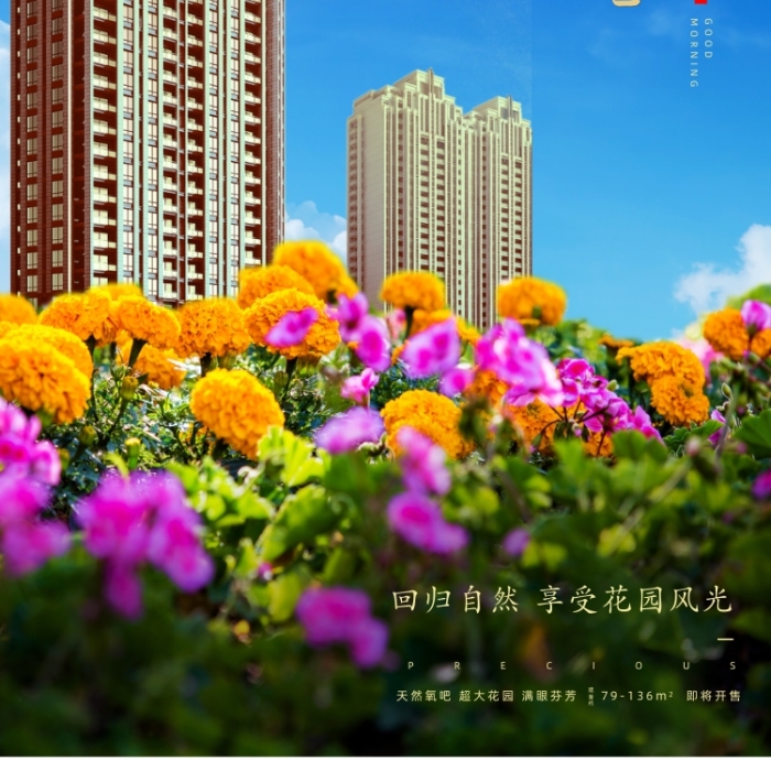 房地产早安签到日签手机海报
