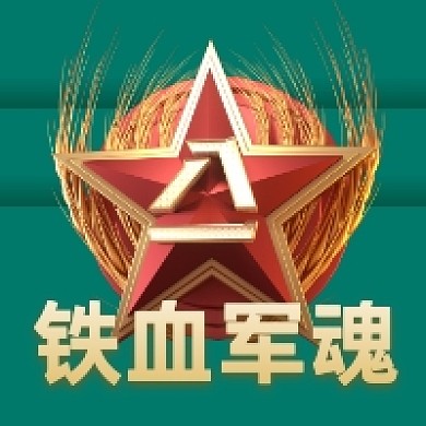 八一铁血军魂绿色大气公众号次图