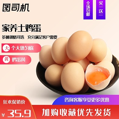 土鸡蛋食品杂货农产品主图直通车图