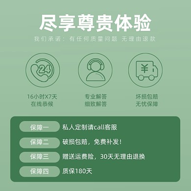 常见问答售后服务信息说明主图模板