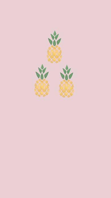 菠萝水果系列简约ins风手机壁纸