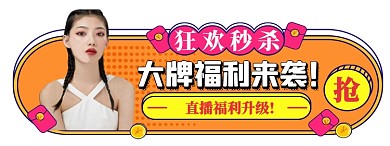 双11狂欢胶囊图直播入口图模板