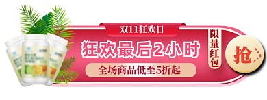 双11悬浮导航活动促销入口图胶囊图