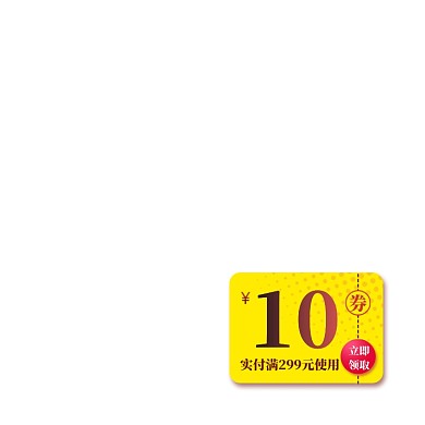 双十一狂欢大促活动优惠券设计模板