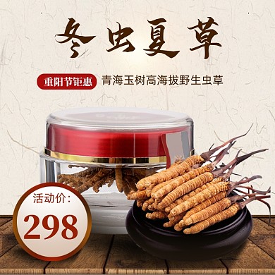 重阳节主图滋补保健品电商主图