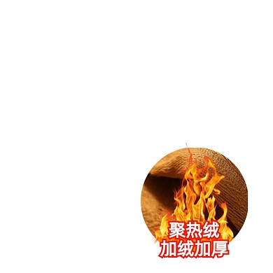 冬季新品加绒裤子保暖衣加绒加厚标签设计