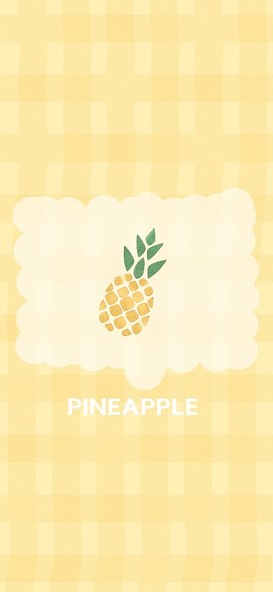 菠萝创意清新可爱手机壁纸