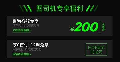 店铺专享福利优惠海报