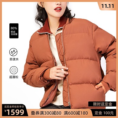天猫淘宝女装羽绒服活动主图