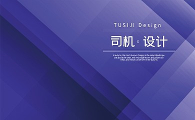 简约紫色抽象设计工作室商务名片
