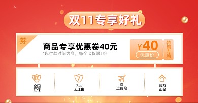 双十一店铺活动淘宝电商横版图
