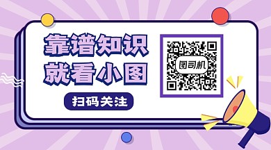 靠谱知识简约插画长形二维码