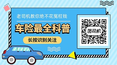 车险最全科普简约长形二维码