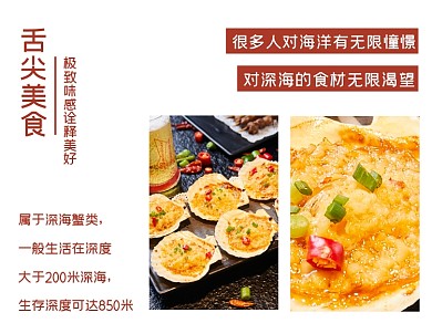 舌尖美食贝壳类横版配图