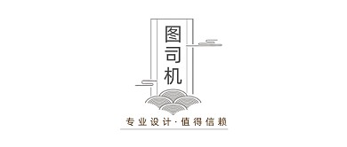 古风几何简约公众号logo