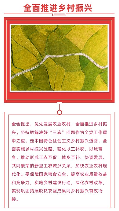 红色简约十四五规划文章配图