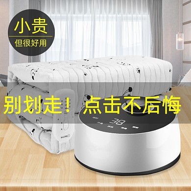 冬季上新电热毯时尚简约主图