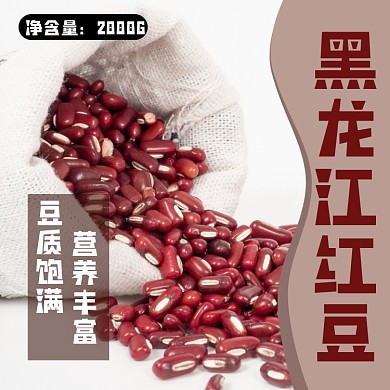红豆食品淘宝主图直通车模板