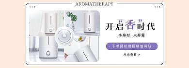 家用香氛空气净化器器加湿器海报