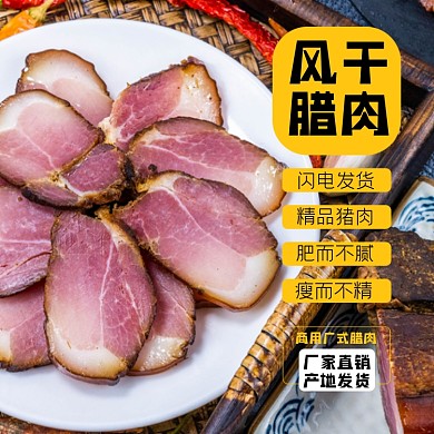 风干腊肉食品淘宝主图直通车模板