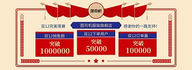 双12大促返场战报公告海报
