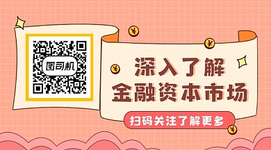 深入金融资本市场大气简约长形二维码