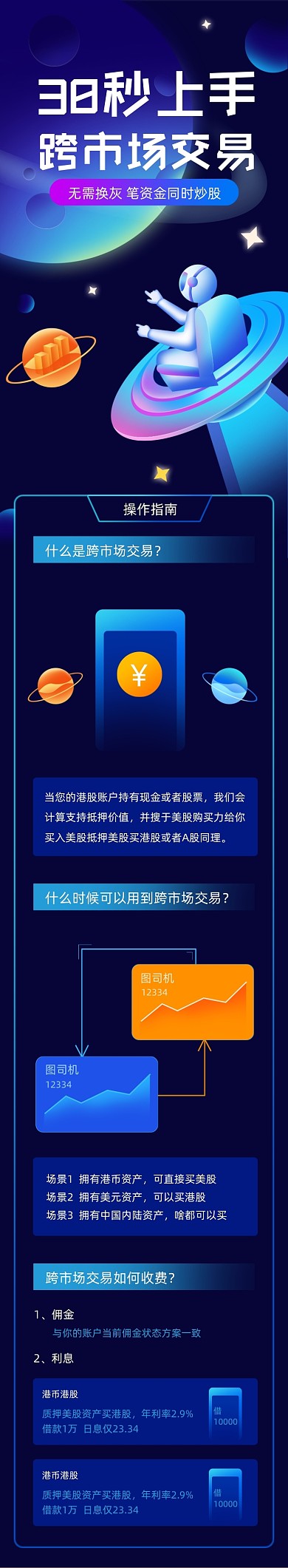 星球金融投资理财H5活动页面文章长图