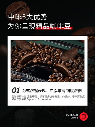 意式浓缩咖啡豆介绍主图