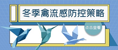 冬季禽流感防控策略公众号首图