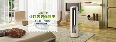 电商淘宝空气净化器海报