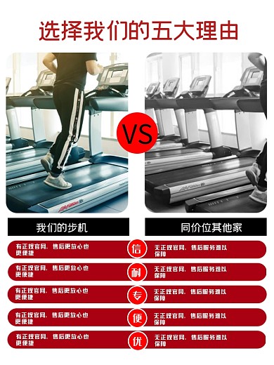运动健身类淘宝直通车跑步机主图